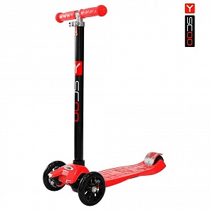 Самокат Y-Scoo maxi A-20 Simple, красный (Y-Scoo, 5799rt)